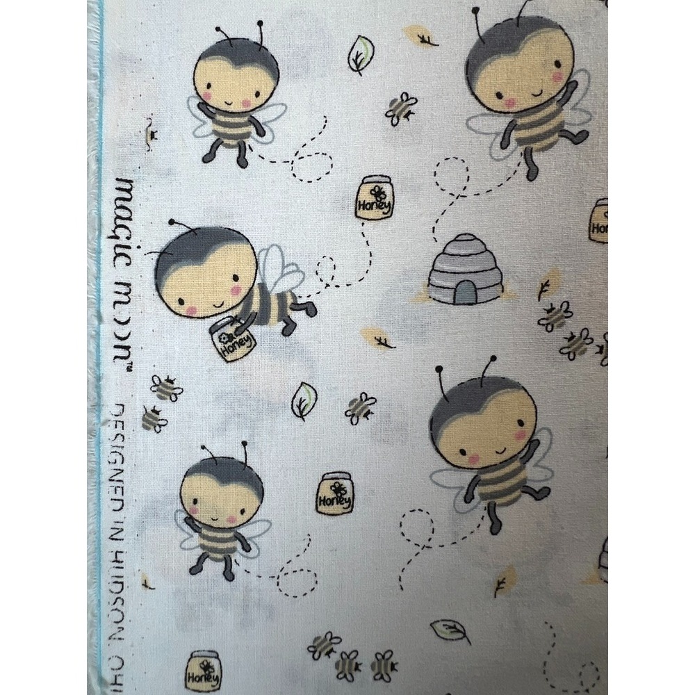 Fabric - OOP Magic Moon Exclusively JoAnn Honey Bees Fabric Cotton 36" L x 44" W